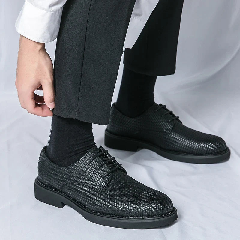 Santiago™ Oxfords i äkta läder
