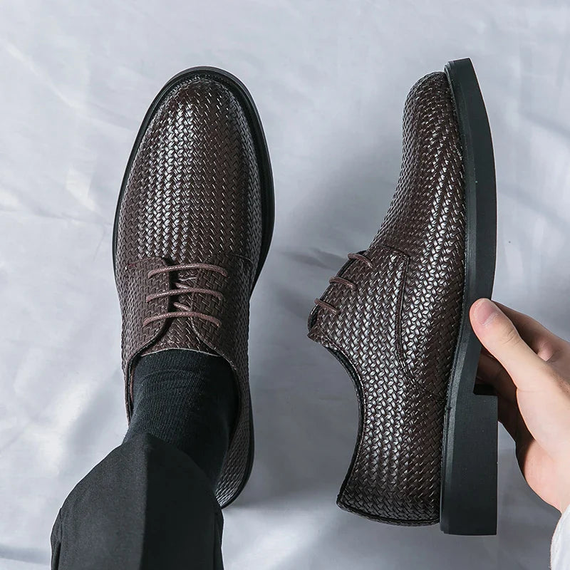 Santiago™ Oxfords i äkta läder