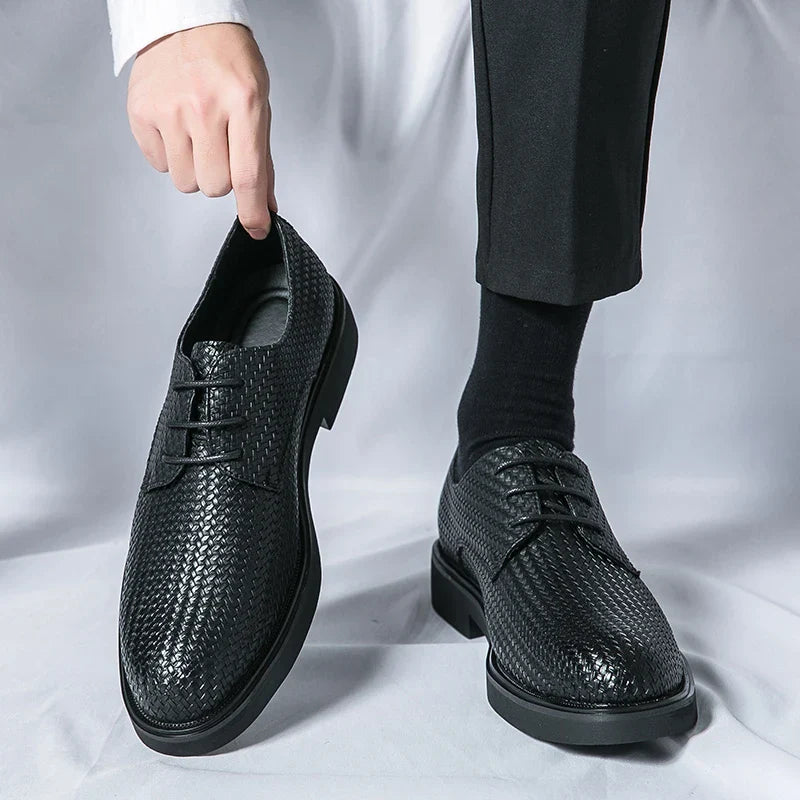 Santiago™ Oxfords i äkta läder
