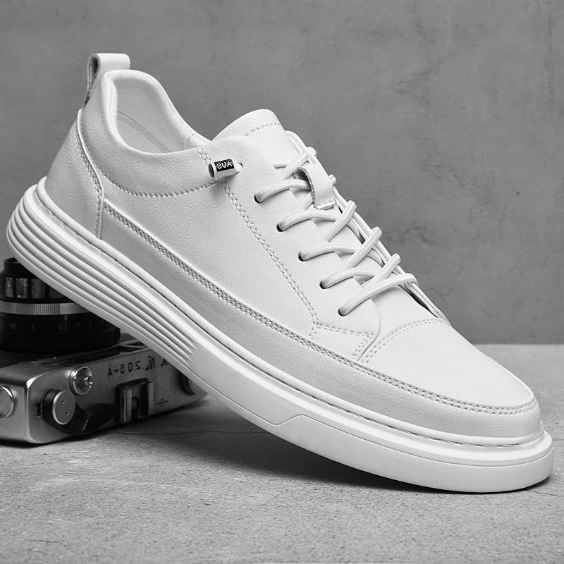 Sevana | Heren Zwarte Vetersneakers