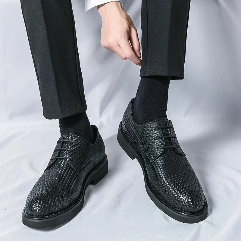 Santiago™ Oxfords i äkta läder