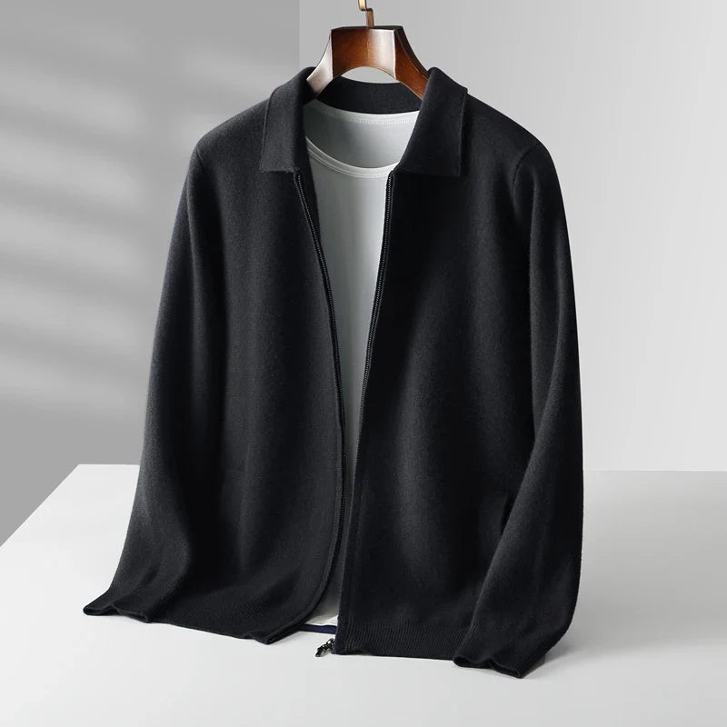 Sevana | Heren Kasjmier Vest Met Rits
