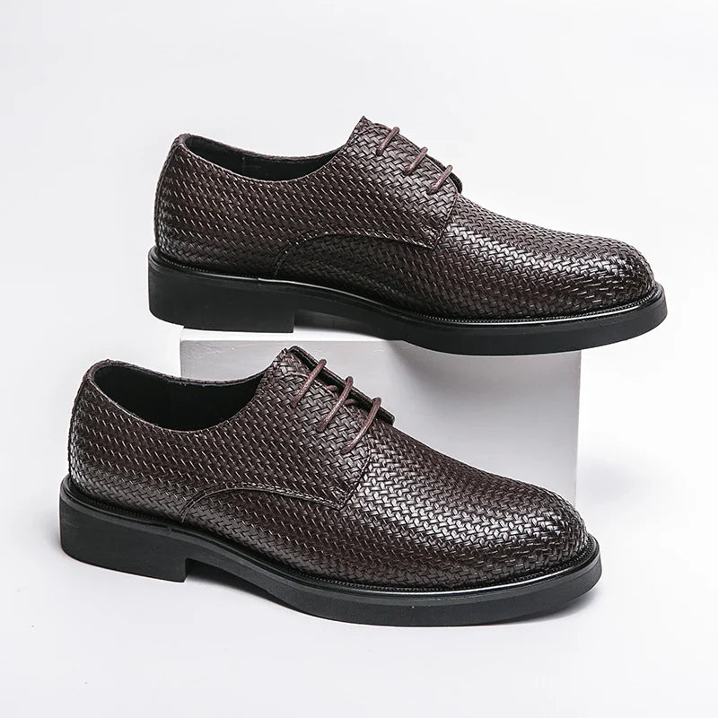 Santiago™ Oxfords i äkta läder