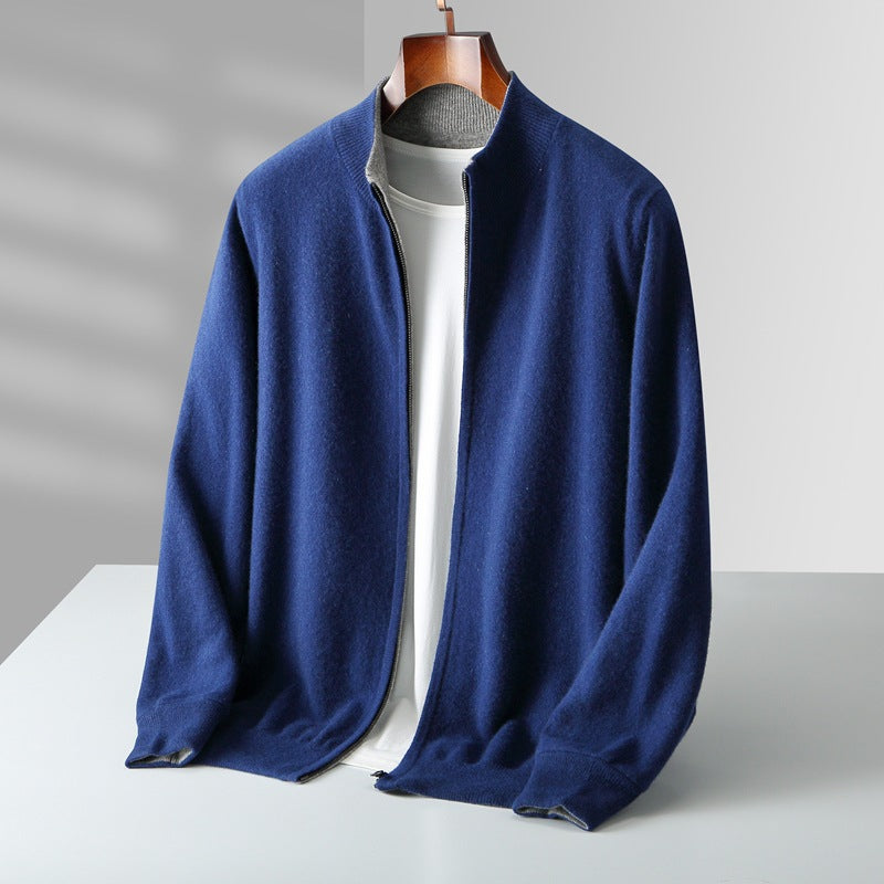 Sevana | Heren Kasjmier Vest Met Rits