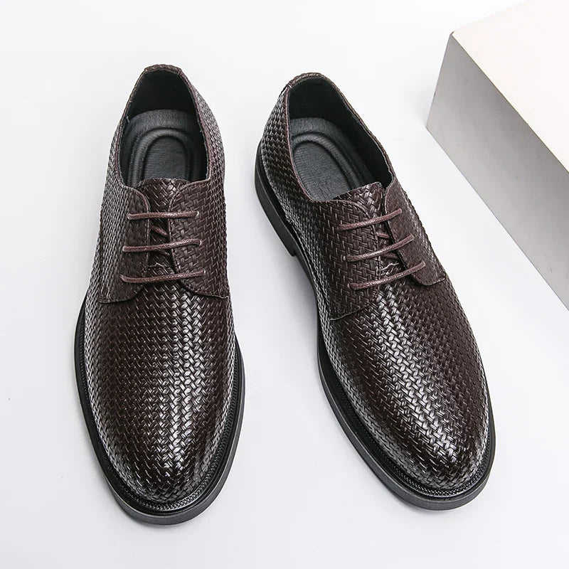 Santiago™ Oxfords i äkta läder