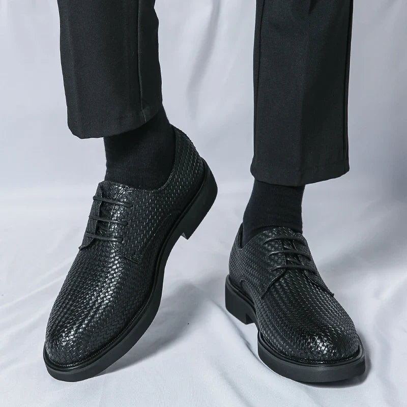 Santiago™ Oxfords i äkta läder