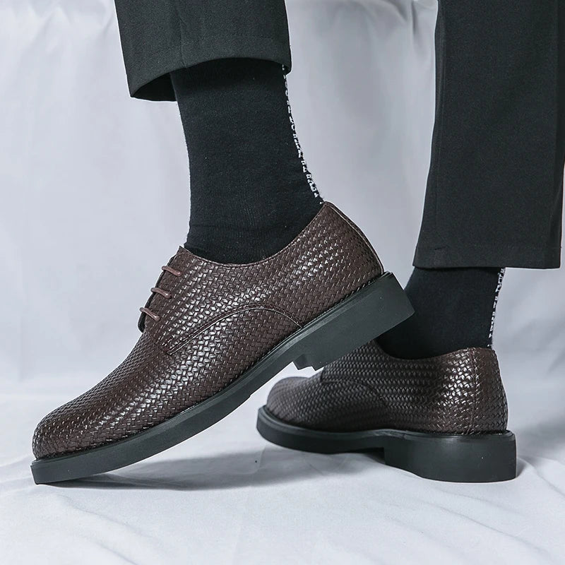 Santiago™ Oxfords i äkta läder