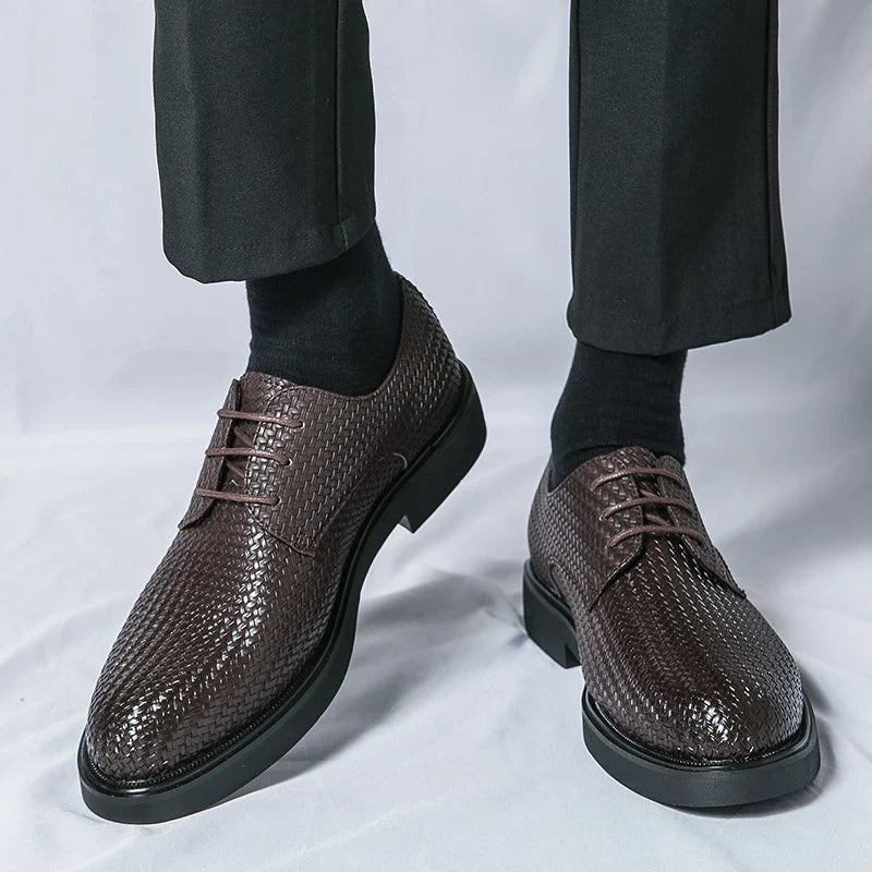 Santiago™ Oxfords i äkta läder