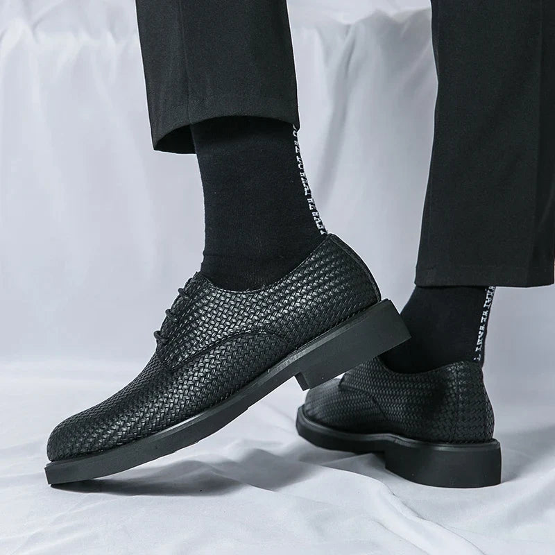 Santiago™ Oxfords i äkta läder