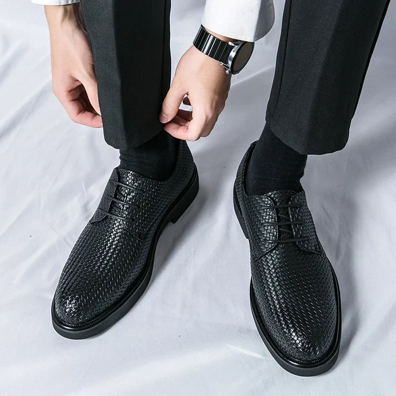 Santiago™ Oxfords i äkta läder