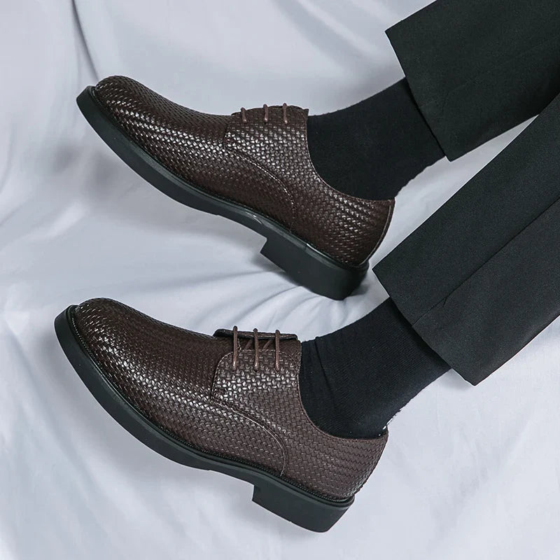 Santiago™ Oxfords i äkta läder