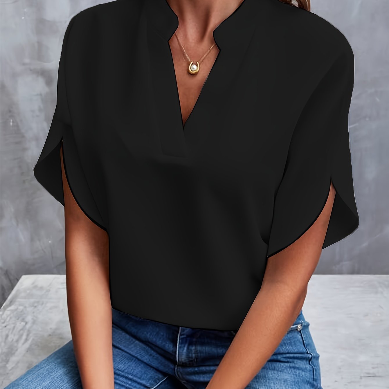 Vivi™ Snygg blus kvinnor
