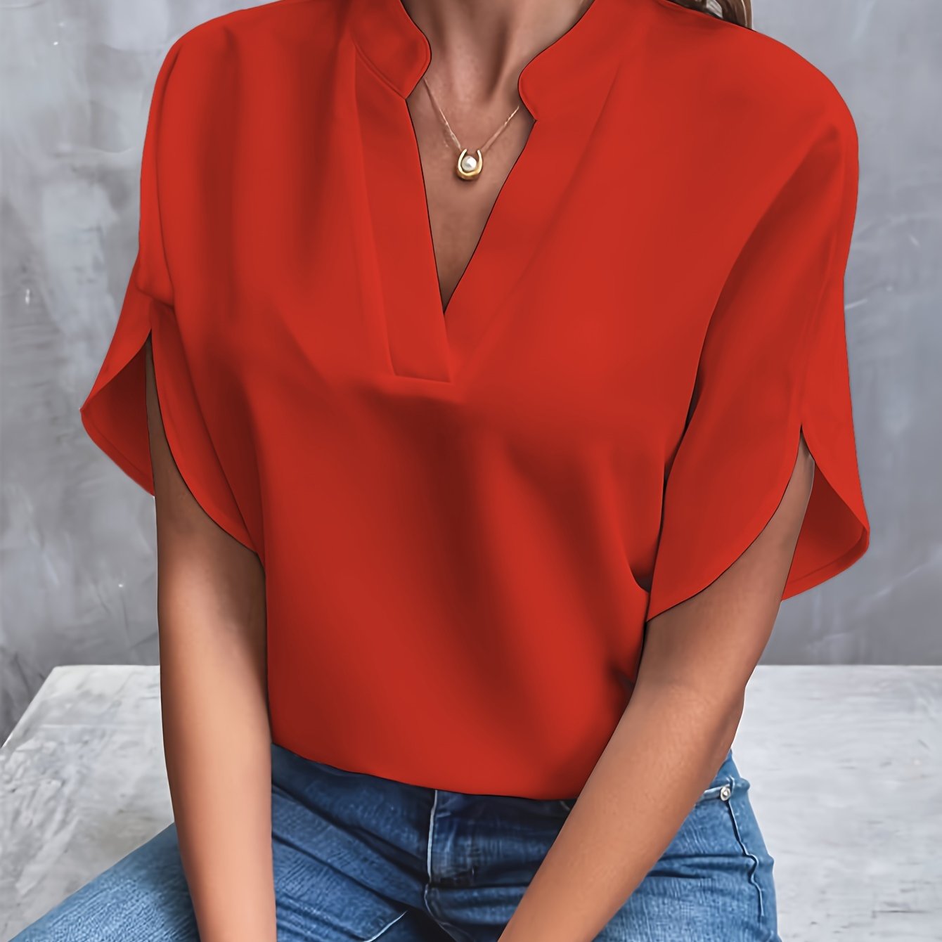 Vivi™ Snygg blus kvinnor