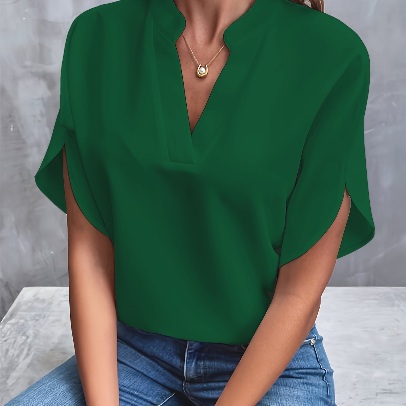 Vivi™ Snygg blus kvinnor