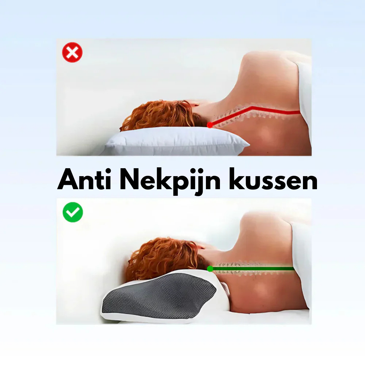 Anti Nekpijn Kussen | Voor een comfortabele nachtrust