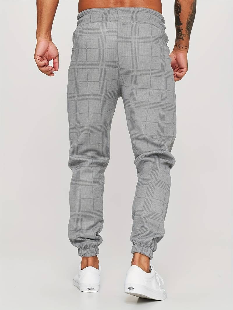 Stefano™ Rutiga Joggingbyxor
