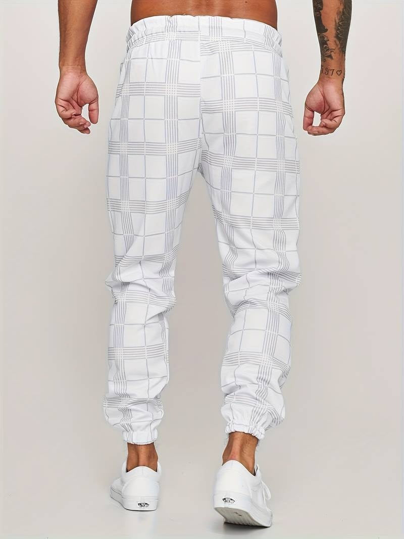 Stefano™ Rutiga Joggingbyxor