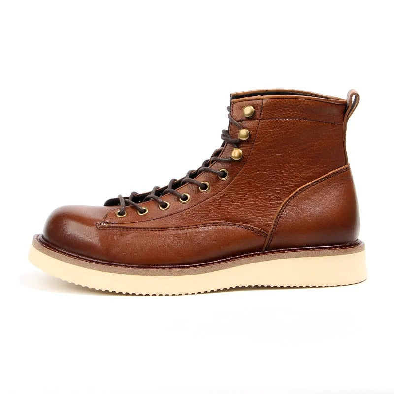 Sevana | Heren Veterboots Met Contrastzool