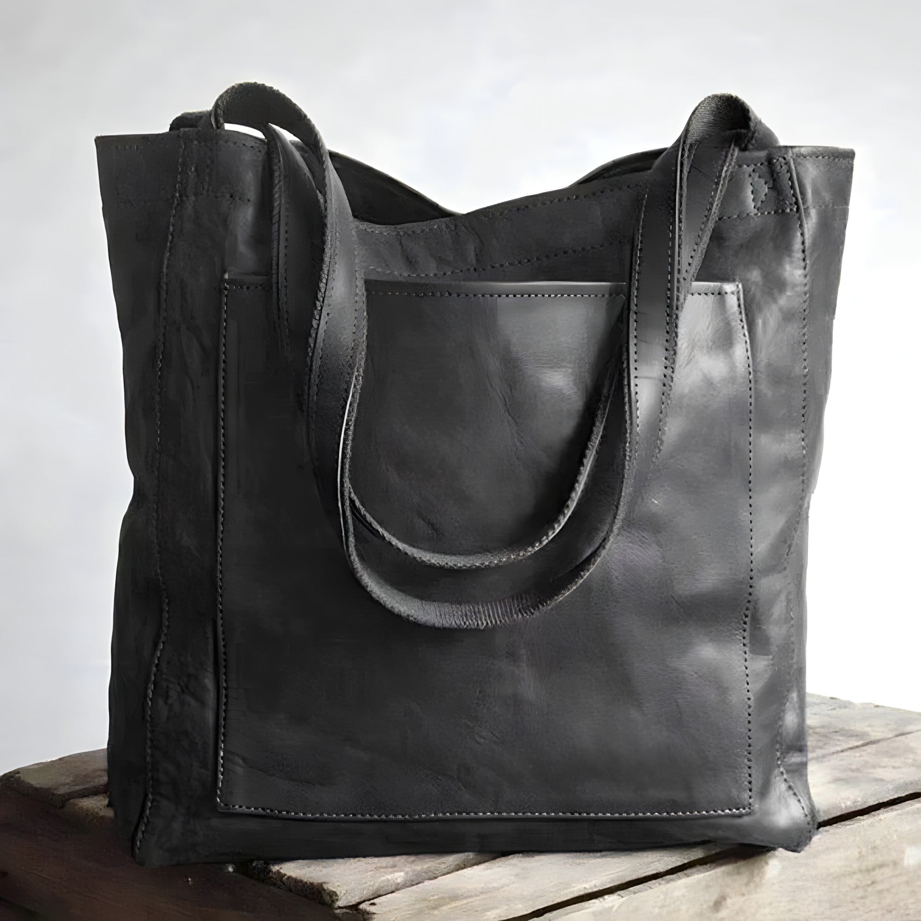 Emma™ Handgjord elegant läderväska