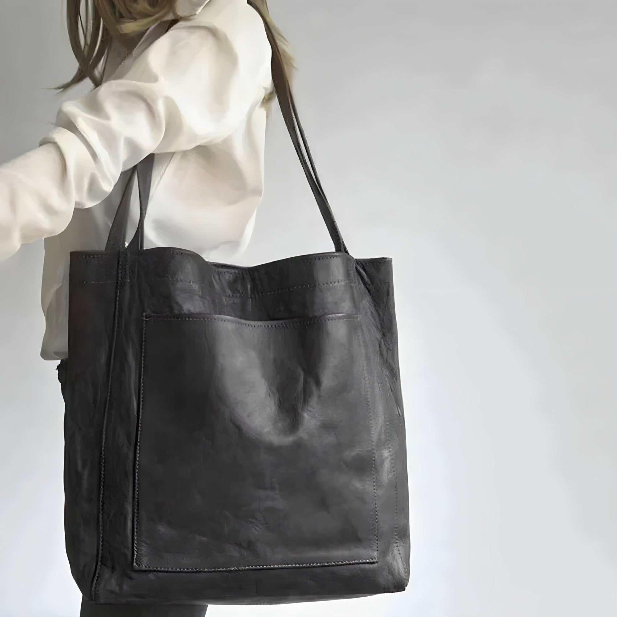 Emma™ Handgjord elegant läderväska