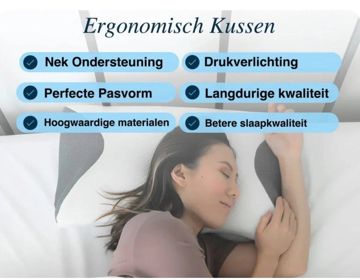 Anti Nekpijn Kussen | Voor een comfortabele nachtrust